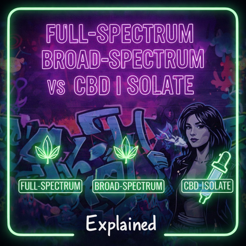 Full-Spectrum vs Broad-Spectrum vs CBD Isolate Explained