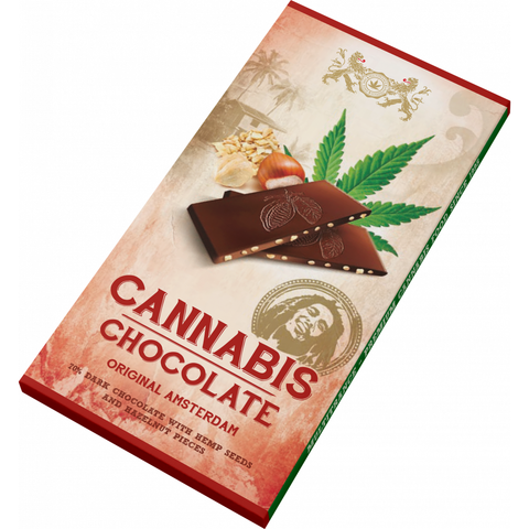 Bob Marley Cannabis & Hazelnuts Dark Chocolate 80g