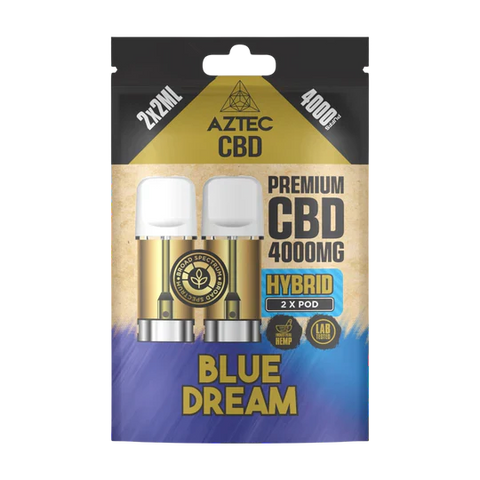 🌿 Aztec CBD 4000mg Broad Spectrum Refill CBD Pods X2ml Pods