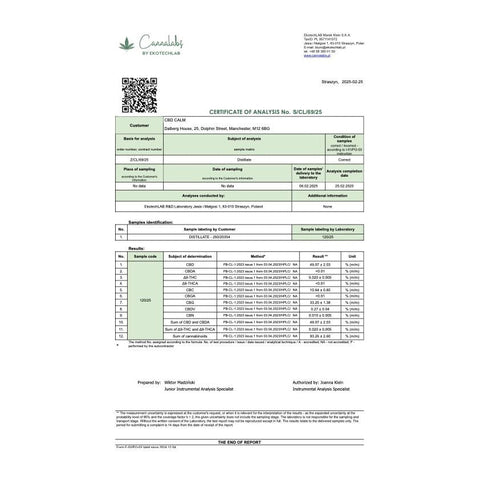 CBD Calm Cannabreeze 900mg CBD 1ml Replacement Pod