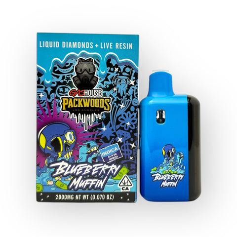 X1 New 2ML Packwoods Gas House THCP Vape UK Compliant