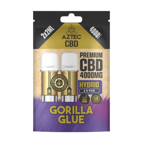 🌿 Aztec CBD 4000mg Broad Spectrum Refill CBD Pods X2ml Pods
