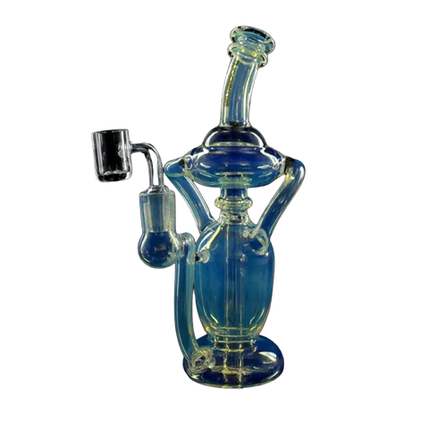 Phoenix Star 9" Dual Recycler Dab Rig With Quartz Banger