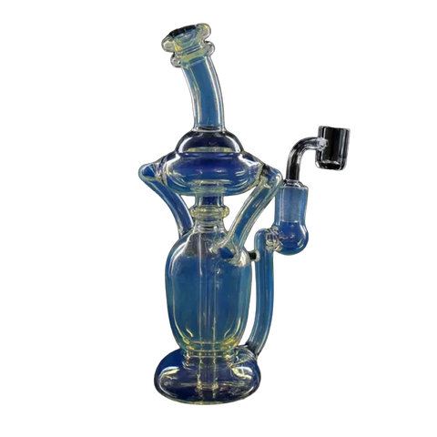 Phoenix Star 9" Dual Recycler Dab Rig With Quartz Banger