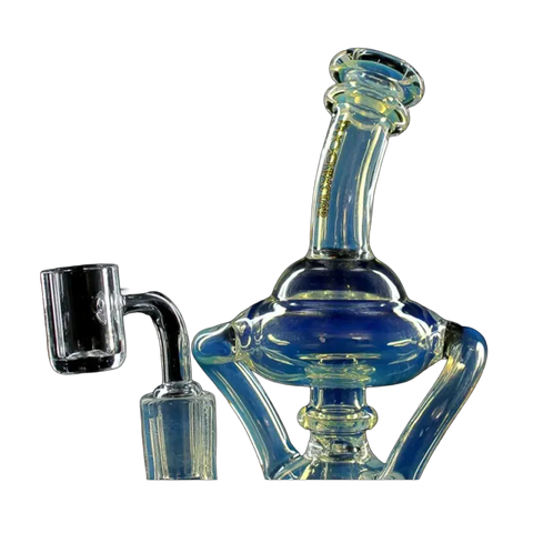 Phoenix Star 9" Dual Recycler Dab Rig With Quartz Banger