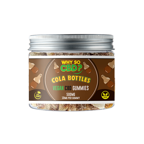 Why So CBD? 500mg Broad Spectrum CBD Small Vegan Gummies