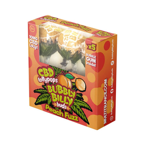Multitrance Bubbly Billy Buds CBD Lollypops Box Of 5