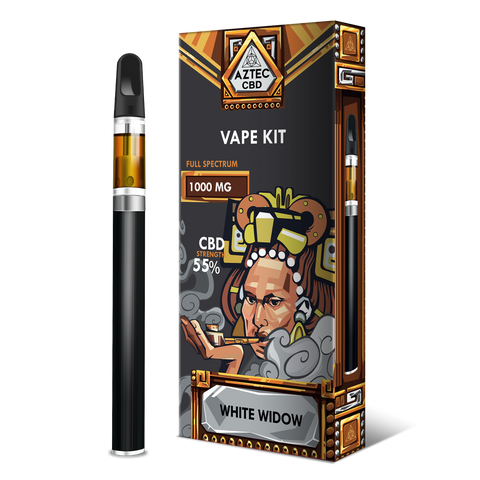 Aztec Potent CBD 1000mg Full Spectrum Vape Kit
