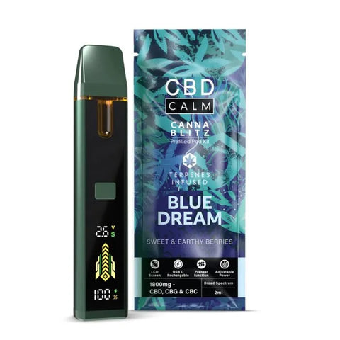 CBD Calm CANNABLITZ 1800mg Prefilled Vape Kit