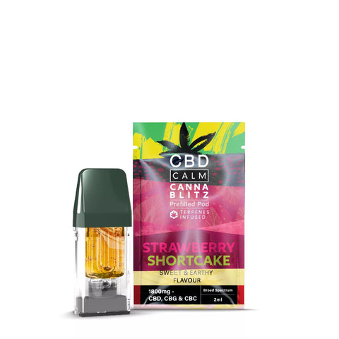CBD Calm CANNABLITZ 1800mg 2ml Prefilled Pod Cartridge