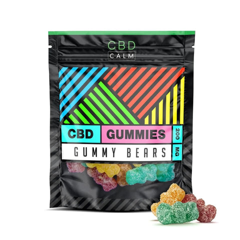 CBD Calm 200mg Sour Bears Gummies Grab Bag