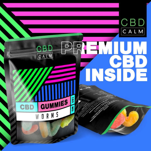 CBD Calm 180mg Worms Gummies Grab Bag