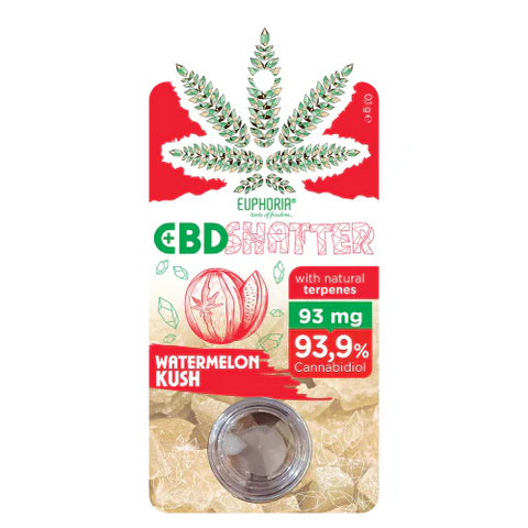 Euphoria CBD Shatter 93mg 0.1g