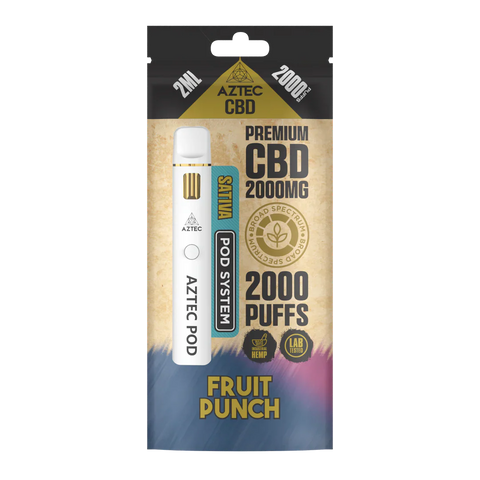 Aztec CBD Premium CBD Pod System 2000mg 2ml