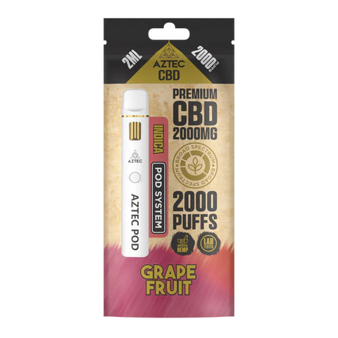 Aztec CBD Premium CBD Pod System 2000mg 2ml