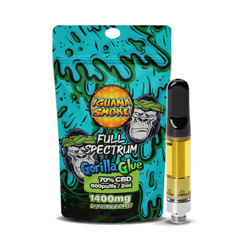Iguana Smoke 510 CBD Vape Cartridges 2ml 1400mg