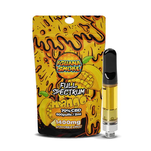 Iguana Smoke 510 CBD Vape Cartridges 2ml 1400mg
