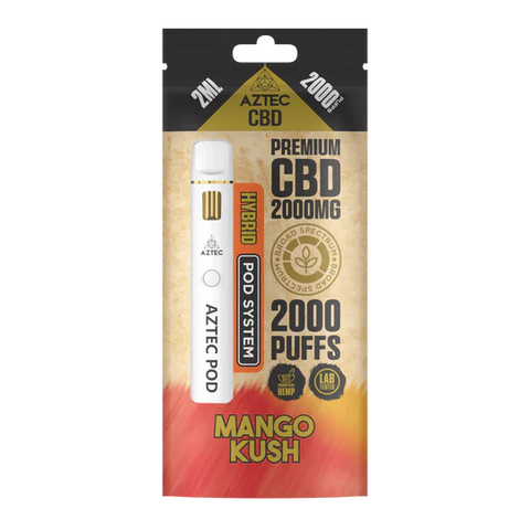 Aztec CBD Premium CBD Pod System 2000mg 2ml