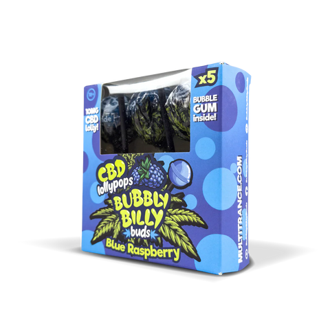 Multitrance Bubbly Billy Buds CBD Lollypops Box Of 5