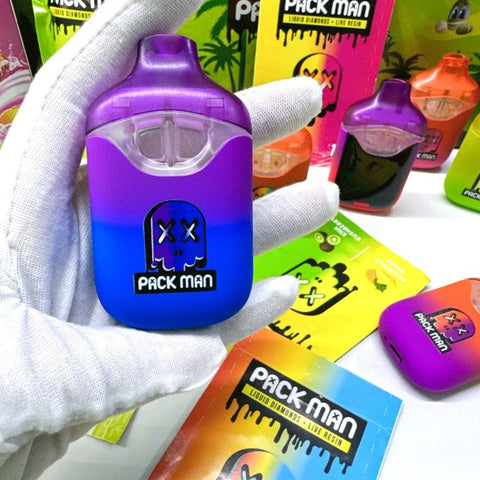 X1 Pack Man Dual Flavour THCP Filled Vape 1.0ml (UK COMPLIANT)