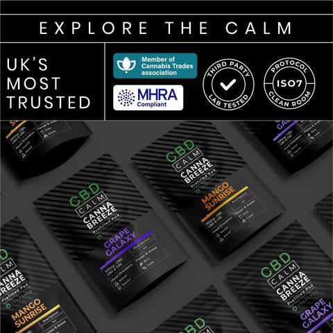 CBD Calm Cannabreeze 900mg CBD 1ml Replacement Pod