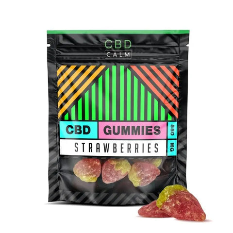 CBD Calm 550mg Strawberries Gummies Grab Bag