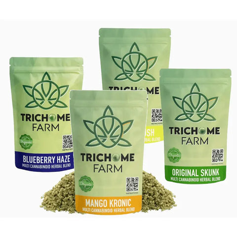 Multi Cannabinoid Herbal Blend 35% 3g Trichome Farm Blueberry Haze