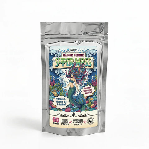 SuperMoss Sea Moss Gummies Apple Flavour 60 Gummies