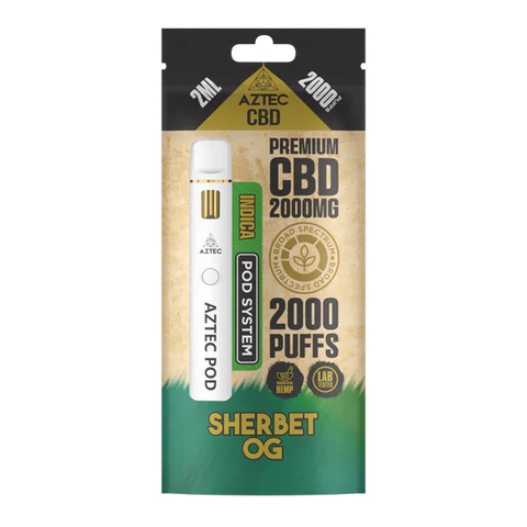 Aztec CBD Premium CBD Pod System 2000mg 2ml