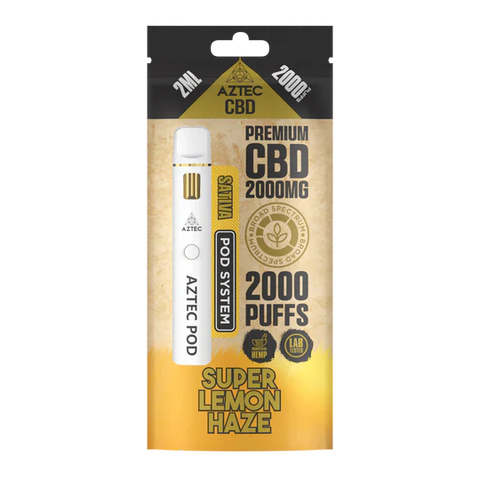 Aztec CBD Premium CBD Pod System 2000mg 2ml
