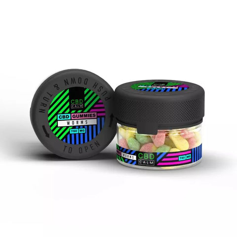 CBD Calm Worms Gummies 750mg